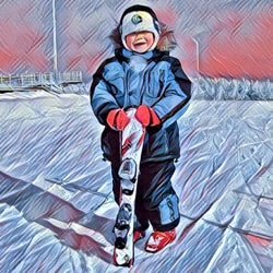 Горные лыжи для детей