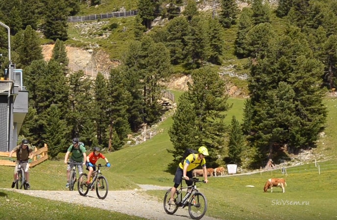 Велоспорт в Альпах